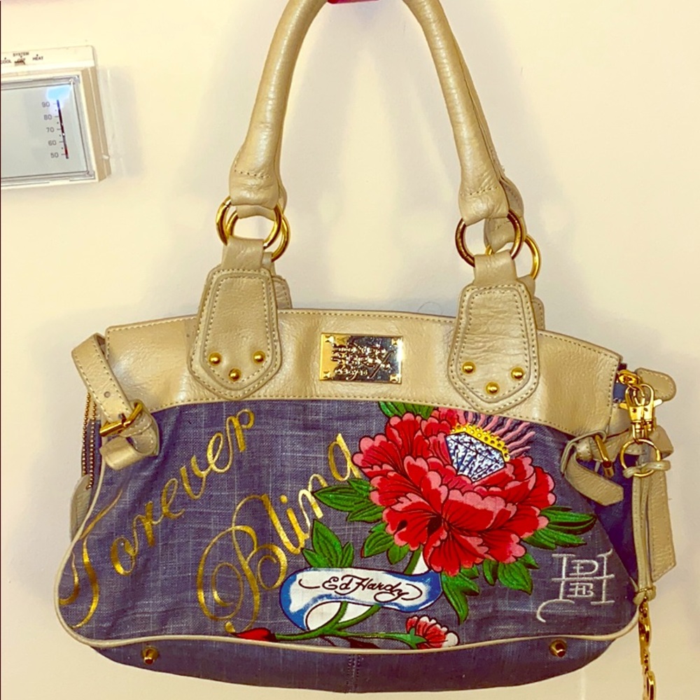Ed Hardy Hobo bag